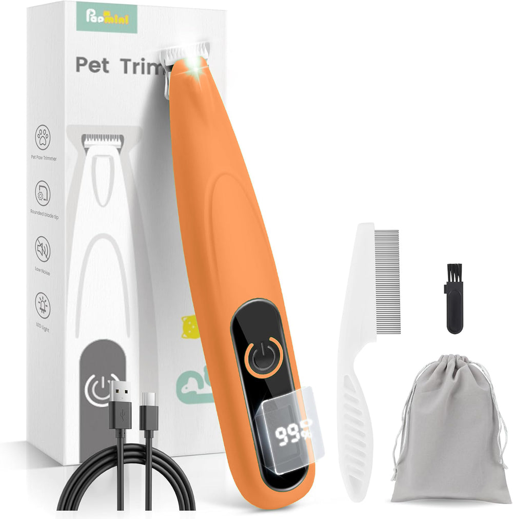 PAPMINI LED Dog Paw Trimmer - Orange