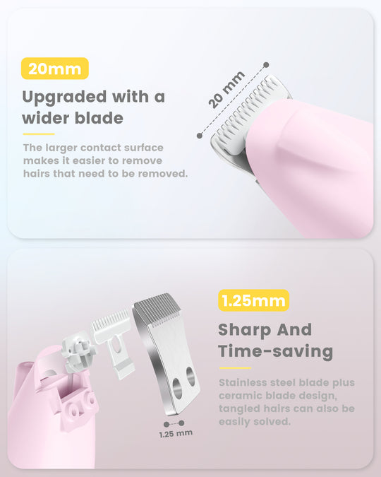 PAPMINI LED Dog Paw Trimmer - Pink