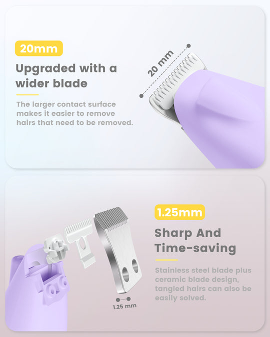 PAPMINI LED Dog Paw Trimmer - Purple