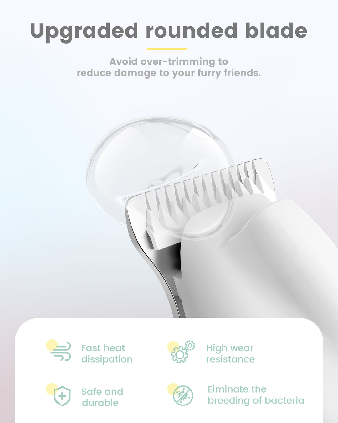 PAPMINI LED Dog Paw Trimmer - White