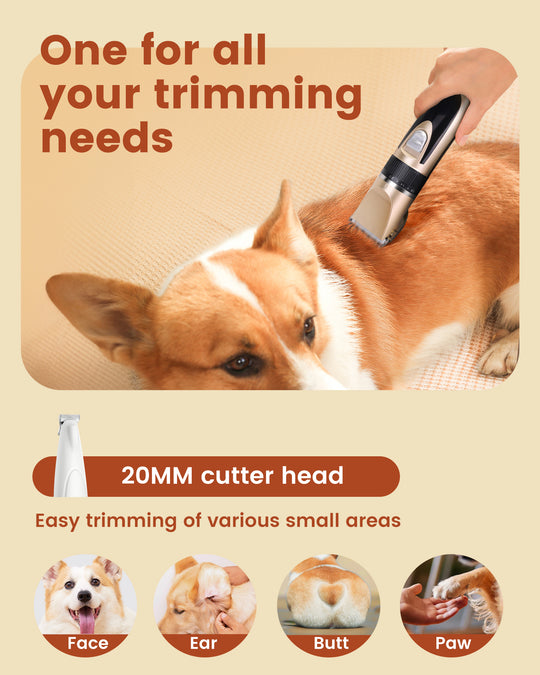 PAPMINI 2 in 1 Dog Grooming Kit