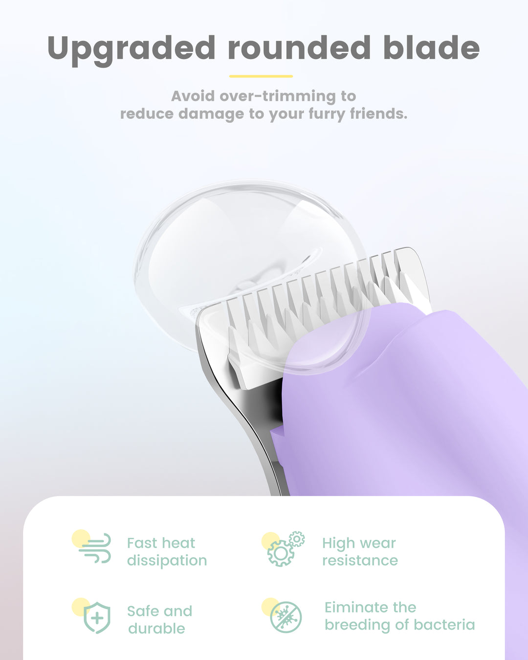 PAPMINI LED Dog Paw Trimmer - Purple