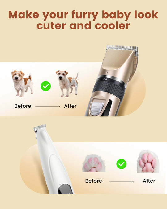PAPMINI 2 in 1 Dog Grooming Kit