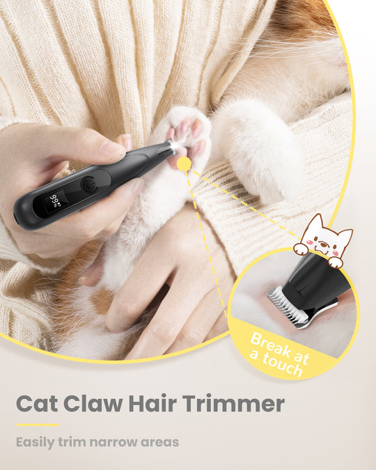 PAPMINI LED Dog Paw Trimmer - Black