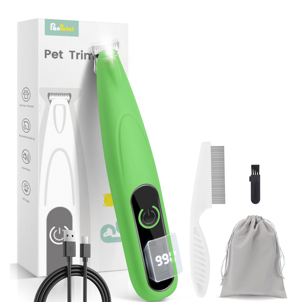 PAPMINI LED Dog Paw Trimmer - Green